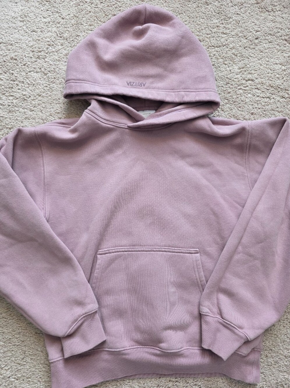 Aritzia Perfect Fit Sweatfleece Hoodie Cozy Fleece Dusty Rose XS